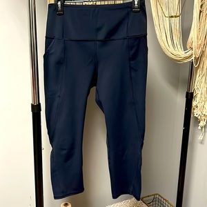 RBX activewear Pants Mid-calf Sz L Navy